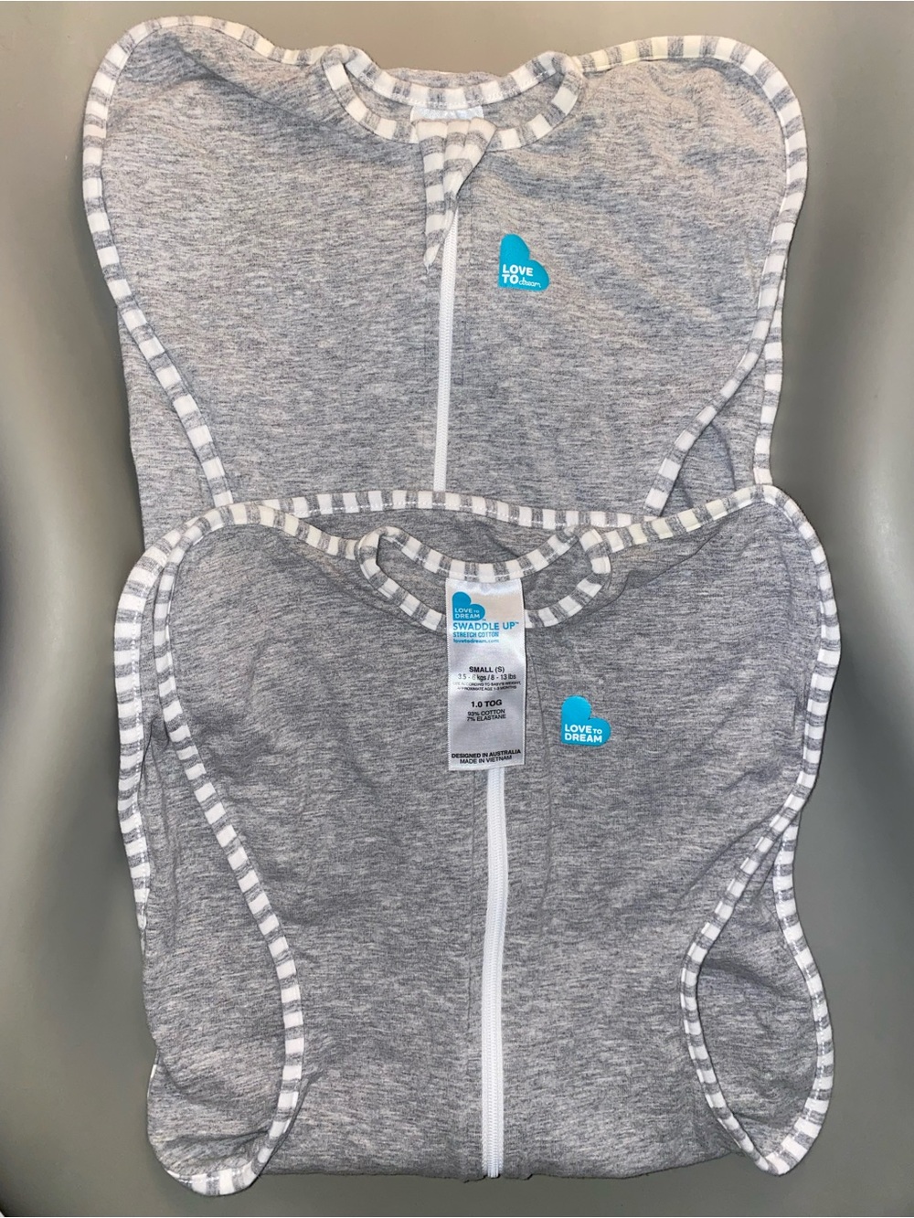Love to Dream Grey Swaddle Up (2 Pack)